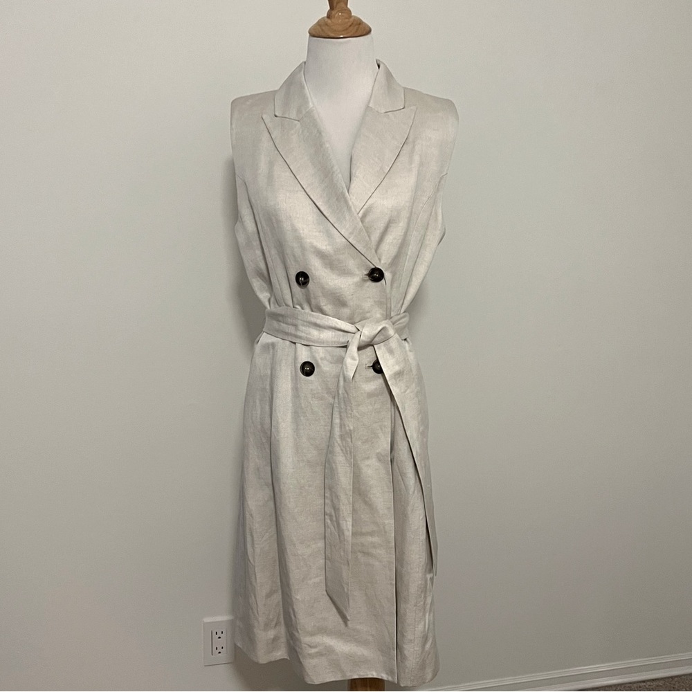 NWT Linen-blend Jacket Dress
